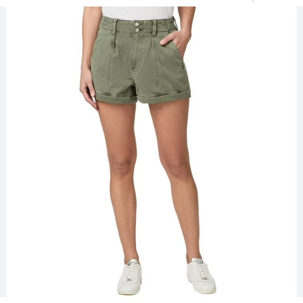 📦 MOVING SALE! Paige Brooklyn Shorts in Vintage Ivy Green - Stretchy!